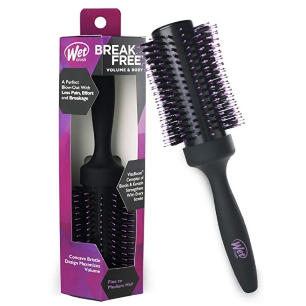 BNIB Wet Brush Volume & Body Round Blowout Brush for Fine to Medium Hair